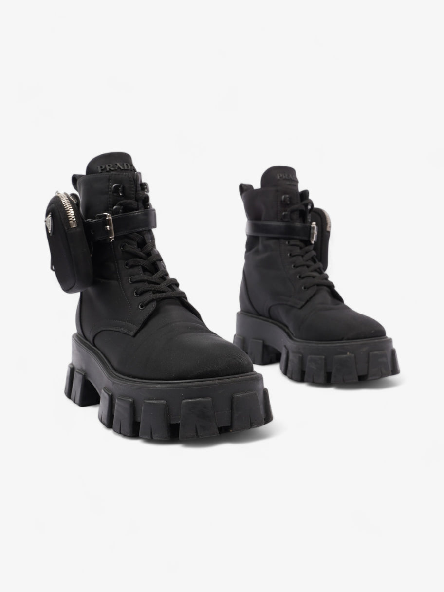 Prada Monolith Boots 60 Black Re Nylon EU 37 UK 4 Image 2