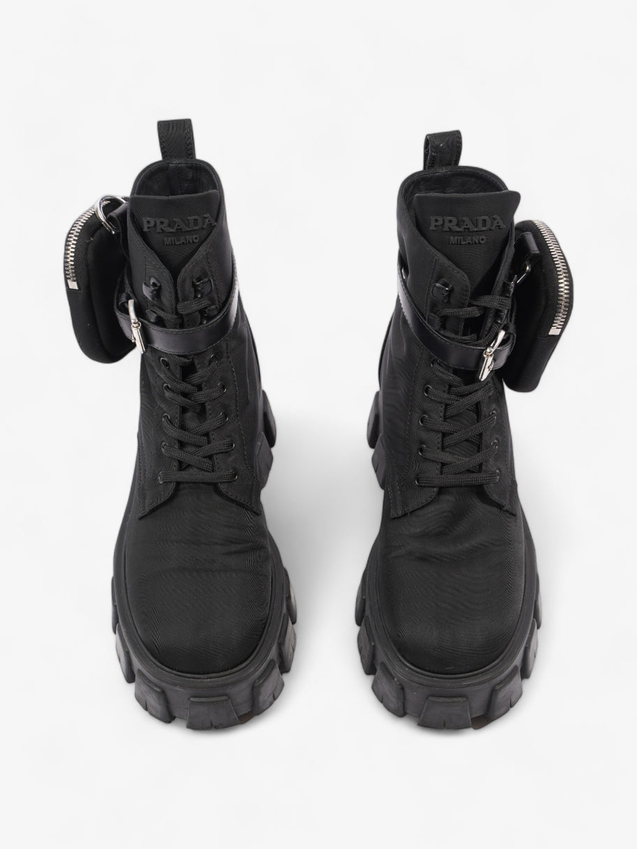 Prada Monolith Boots 60 Black Re Nylon EU 37 UK 4 Image 8