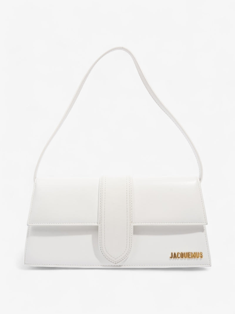  Jacquemus Le Bambino Long White Leather