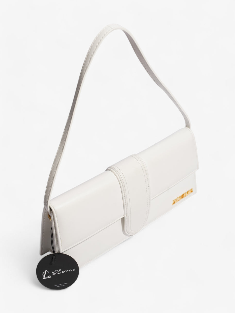 Jacquemus Le Bambino Long White Leather Image 9