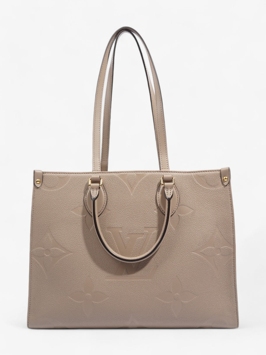 Louis Vuitton On the Go Monogram Empreinte / Beige Empreinte Leather MM Image 1