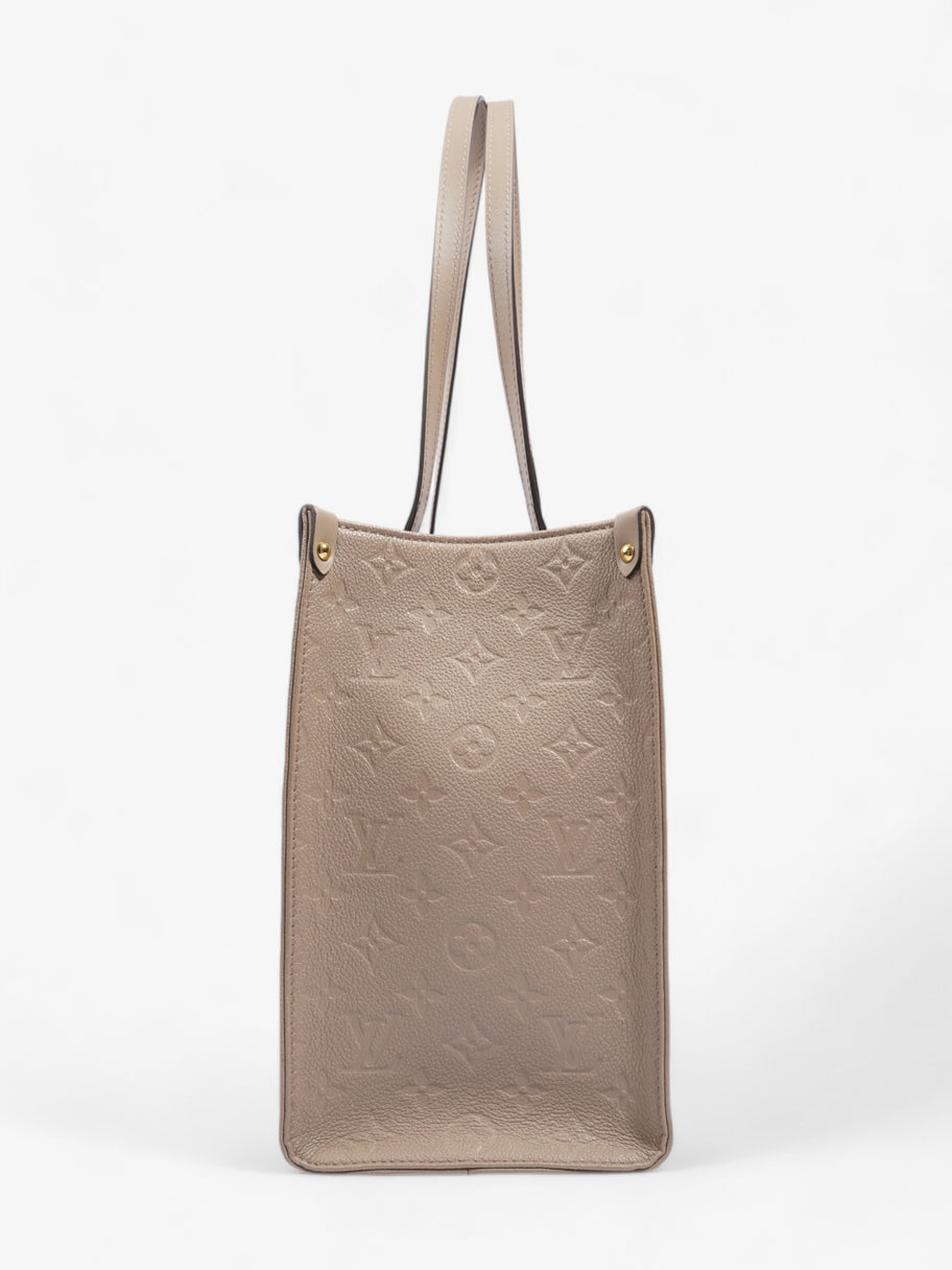 Louis Vuitton On the Go Monogram Empreinte / Beige Empreinte Leather MM Image 3