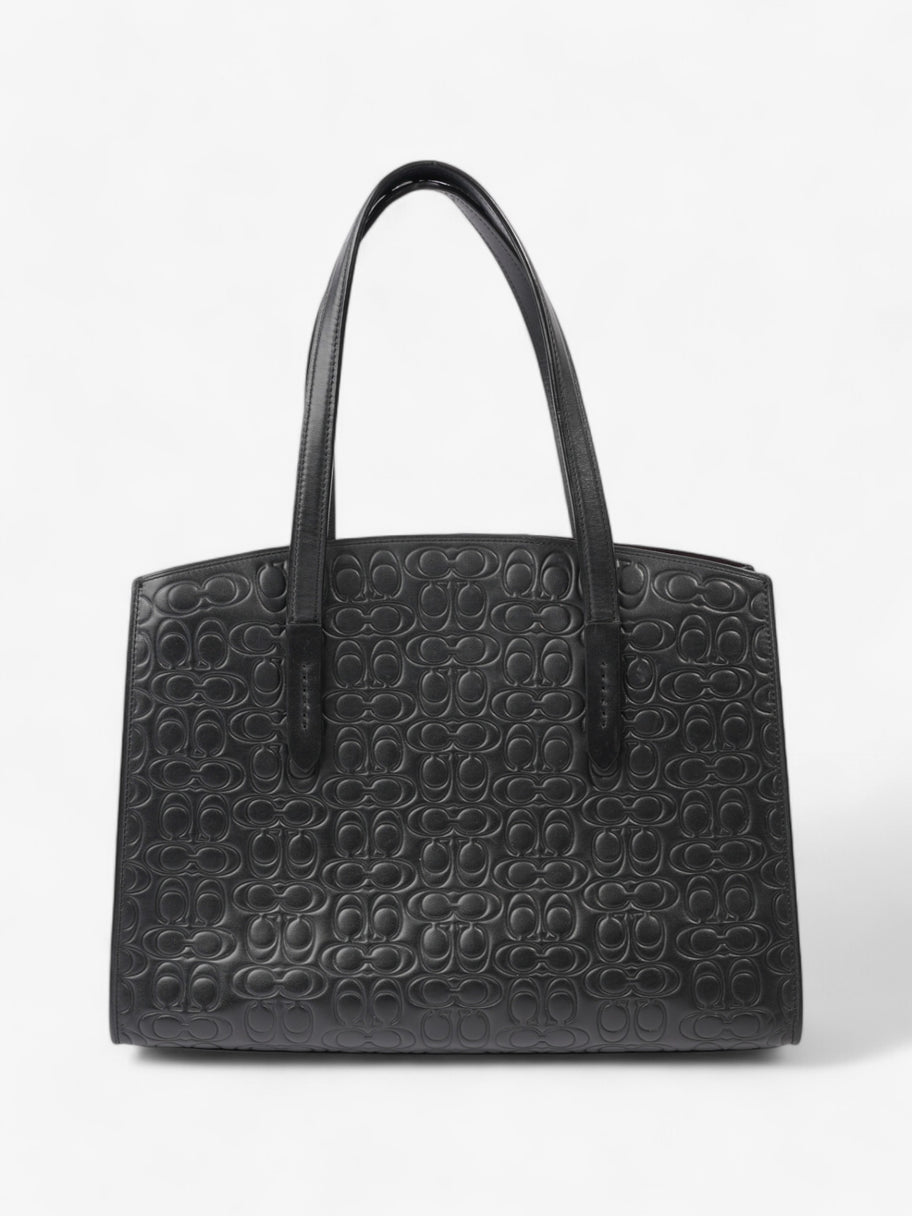 Coach Charlie Carryall Black Leather Image 4