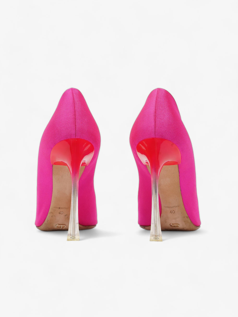 Heels 100 Pink Canvas EU 40 UK 7 Image 7