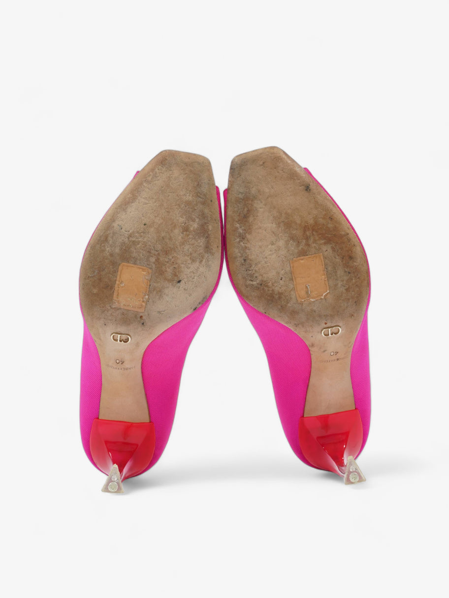 Heels 100 Pink Canvas EU 40 UK 7 Image 8