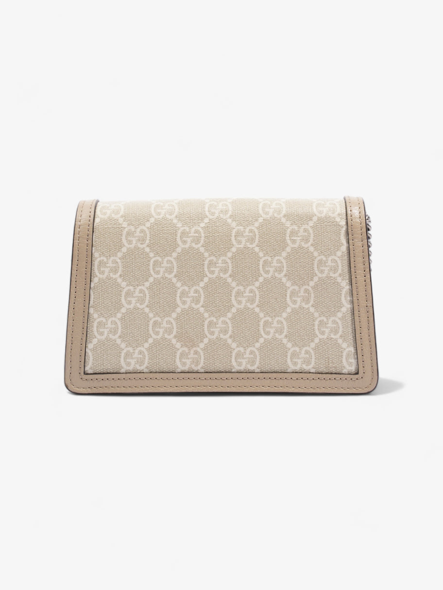 Gucci Super Mini Dionysus Beige and white GG Supreme Coated Canvas Image 4