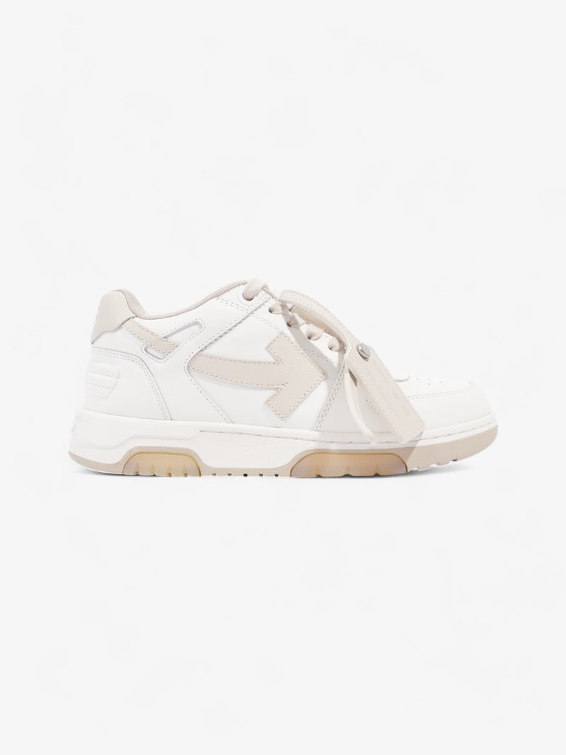  Off White Out Of Office White / Beige Calfskin Leather EU 38 UK 5