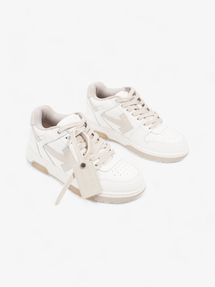 Off White Out Of Office White / Beige Calfskin Leather EU 38 UK 5 Image 2