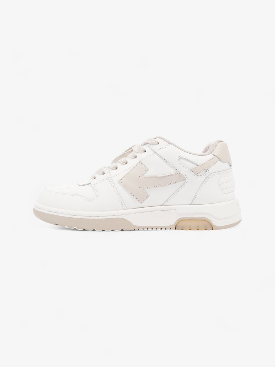 Off White Out Of Office White / Beige Calfskin Leather EU 38 UK 5 Image 3