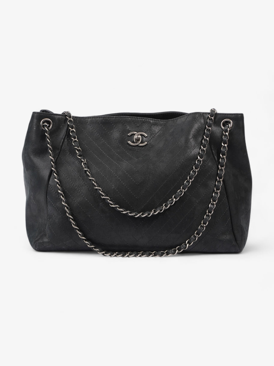 Chanel Large CC Tote Black Leather Luxe Collective