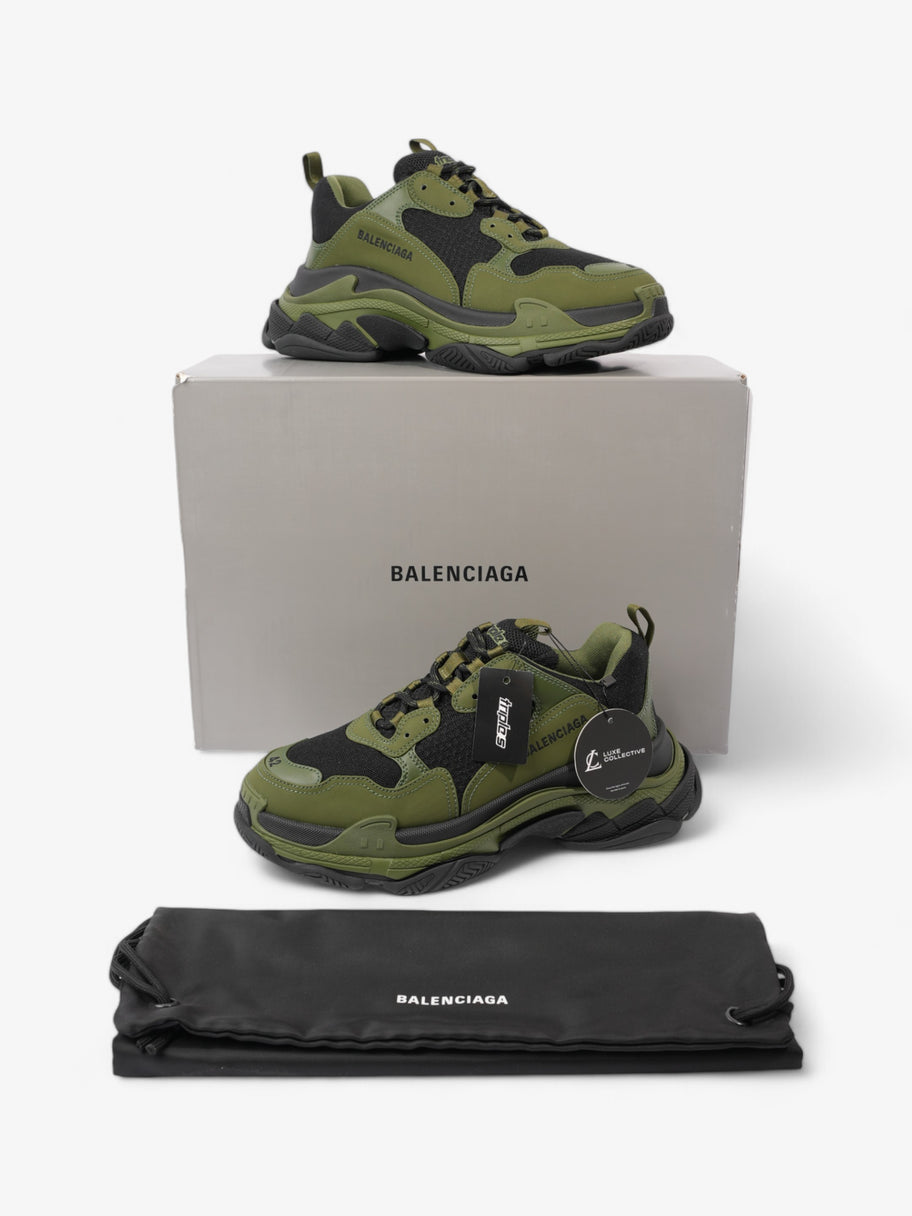 Balenciaga Triple S Black / Khaki Mesh EU 42 UK 8 Image 10