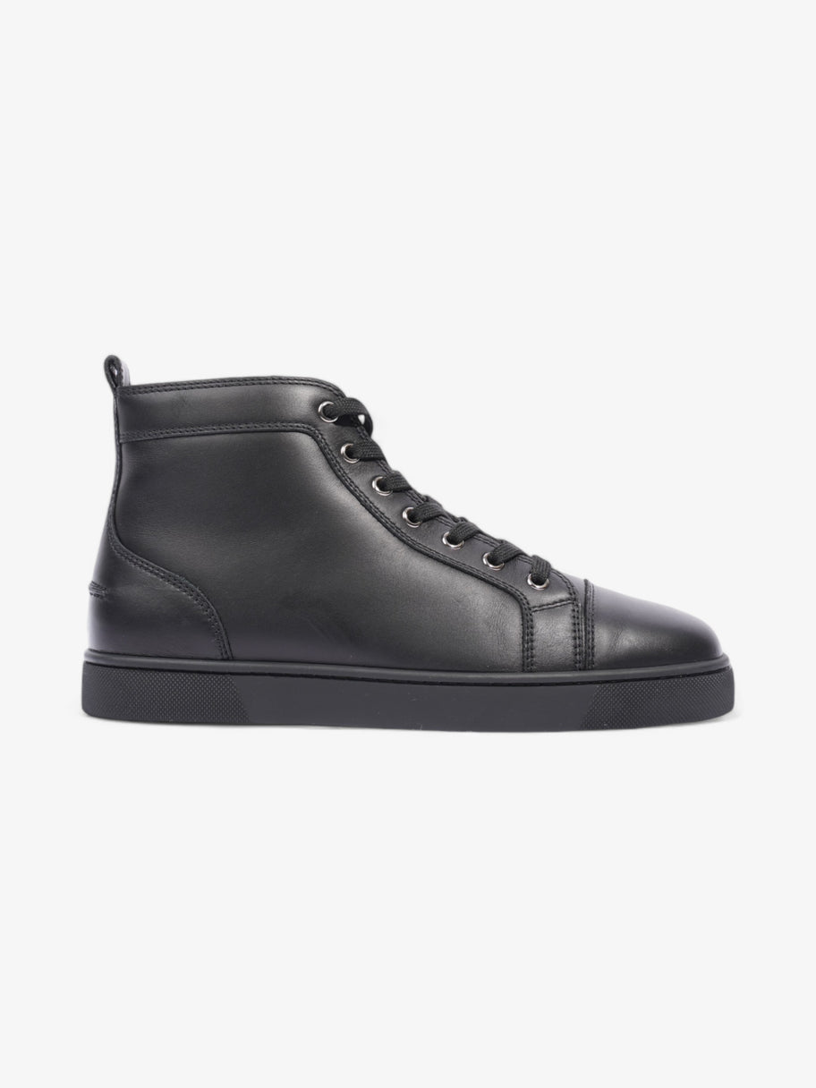 Christian Louboutin Louis Orlato High-top Sneakers Black Leather EU 40 UK 6 Image 1