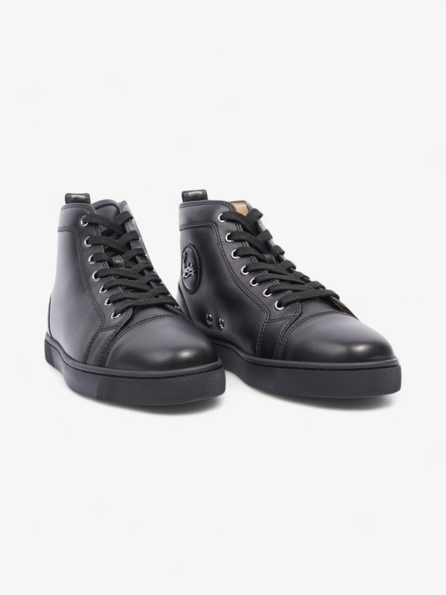 Christian Louboutin Louis Orlato High-top Sneakers Black Leather EU 40 UK 6 Image 2