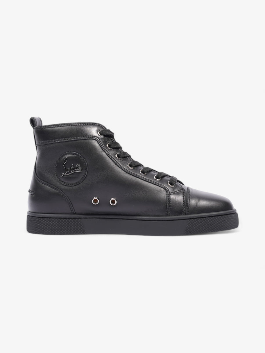 Christian Louboutin Louis Orlato High-top Sneakers Black Leather EU 40 UK 6 Image 4