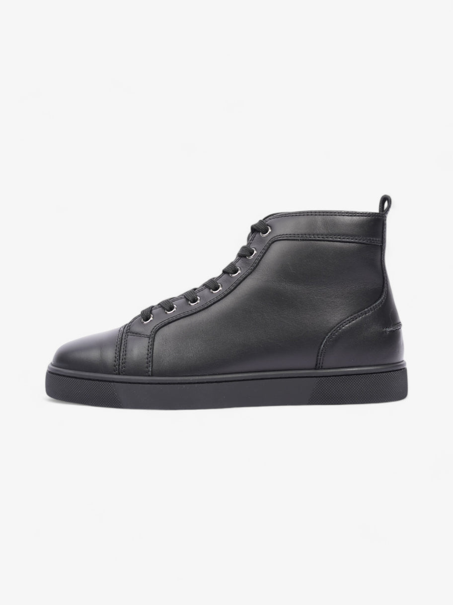 Christian Louboutin Louis Orlato High-top Sneakers Black Leather EU 40 UK 6 Image 5