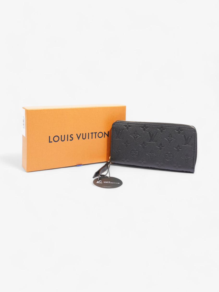 Louis Vuitton Zippy Wallet Black Monogram Empreinte Leather Image 9