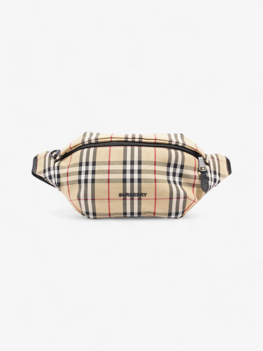 Burberry check bum bag best sale