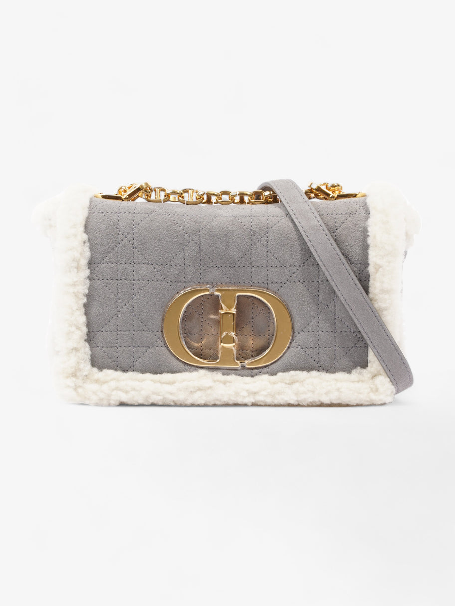 Small Caro Grey / Cream Shearling Image 1