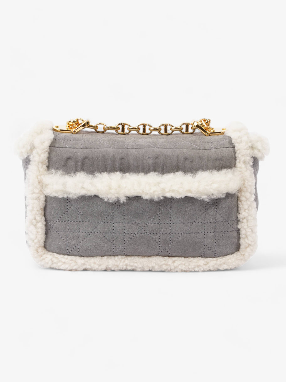 Small Caro Grey / Cream Shearling Image 5