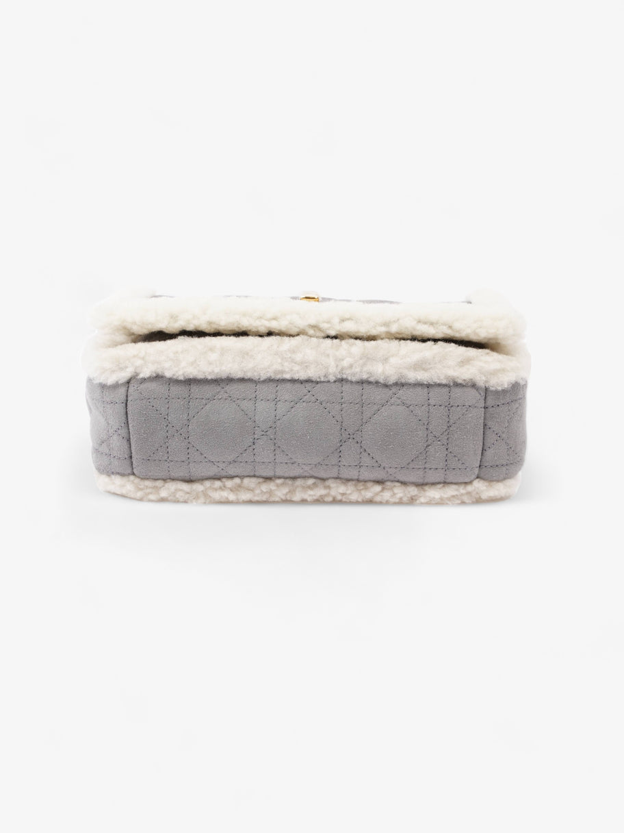 Small Caro Grey / Cream Shearling Image 7