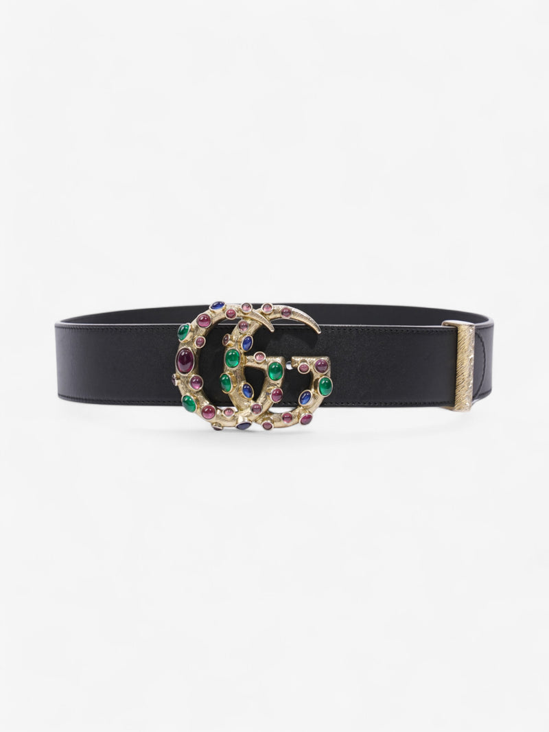  Gucci GG Marmont Crystal Belt Black / Gold / Multicoloured Leather 75cm / 30