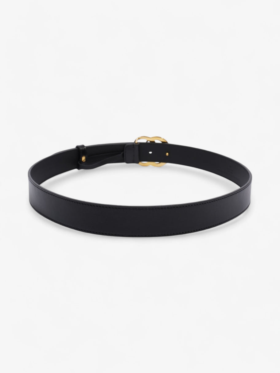 Gucci GG Marmont Thin Belt Black / Gold Leather 85cm / 34