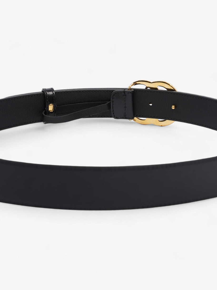 Gucci GG Marmont Thin Belt Black / Gold Leather 85cm / 34