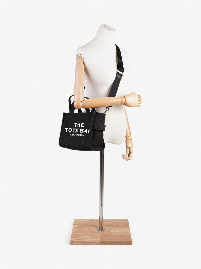  Marc Jacobs The Tote Black / White Cotton Small