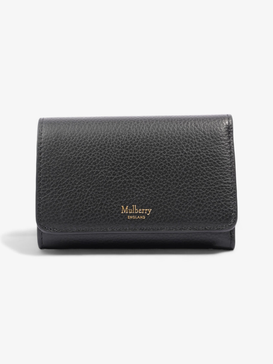 Mulberry Continental Trifold Wallet Black Leather Image 1