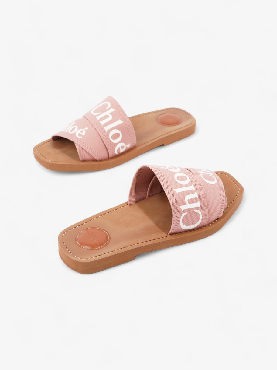 Chloe Woody Slides Delicate Pink Canvas EU 39 UK 6 Image 8