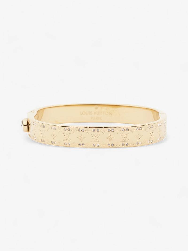  Louis Vuitton Nanogram Cuff Gold Base Metal S