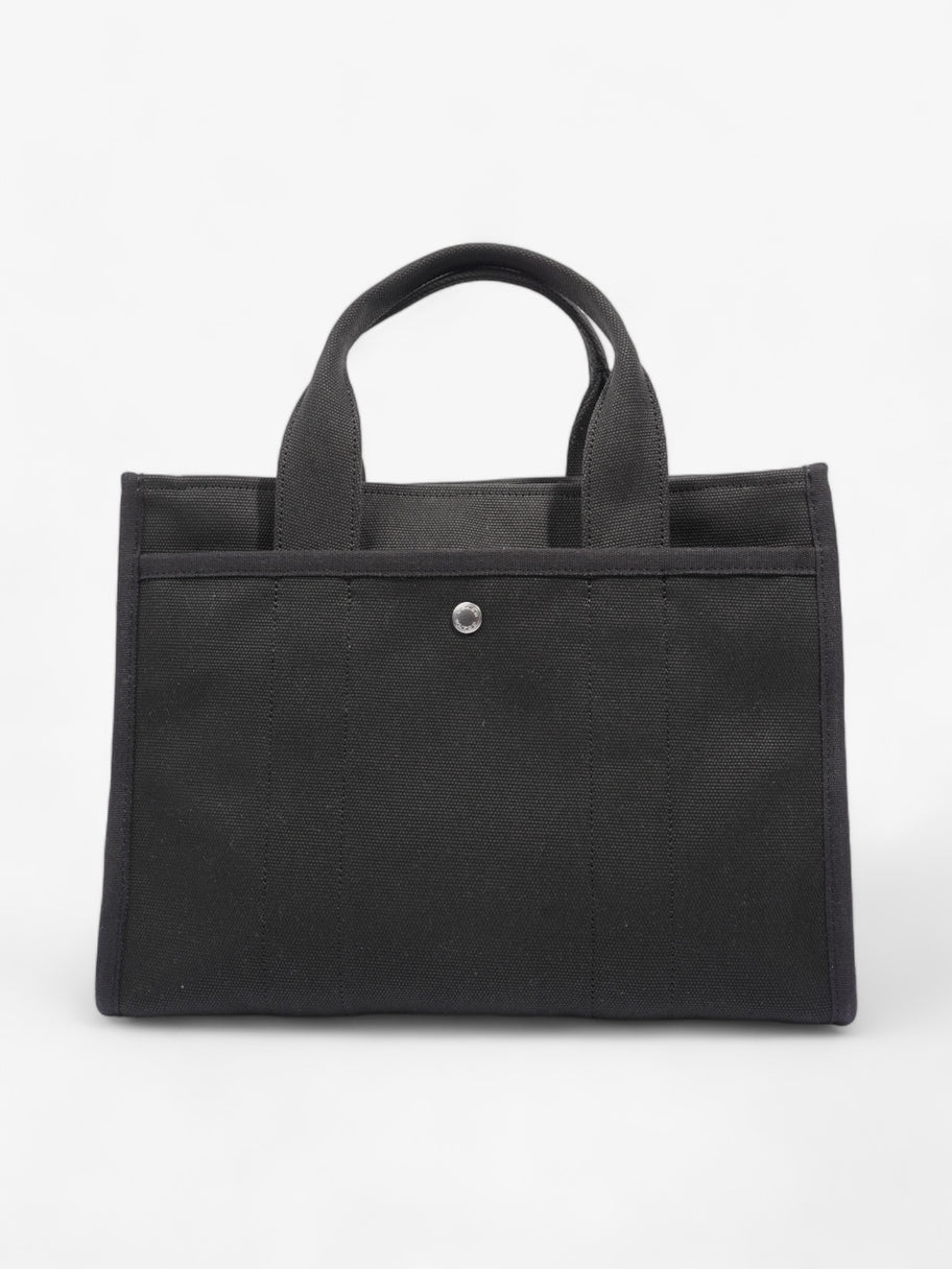 Coach Cargo Tote Black Canvas Medium Image 4