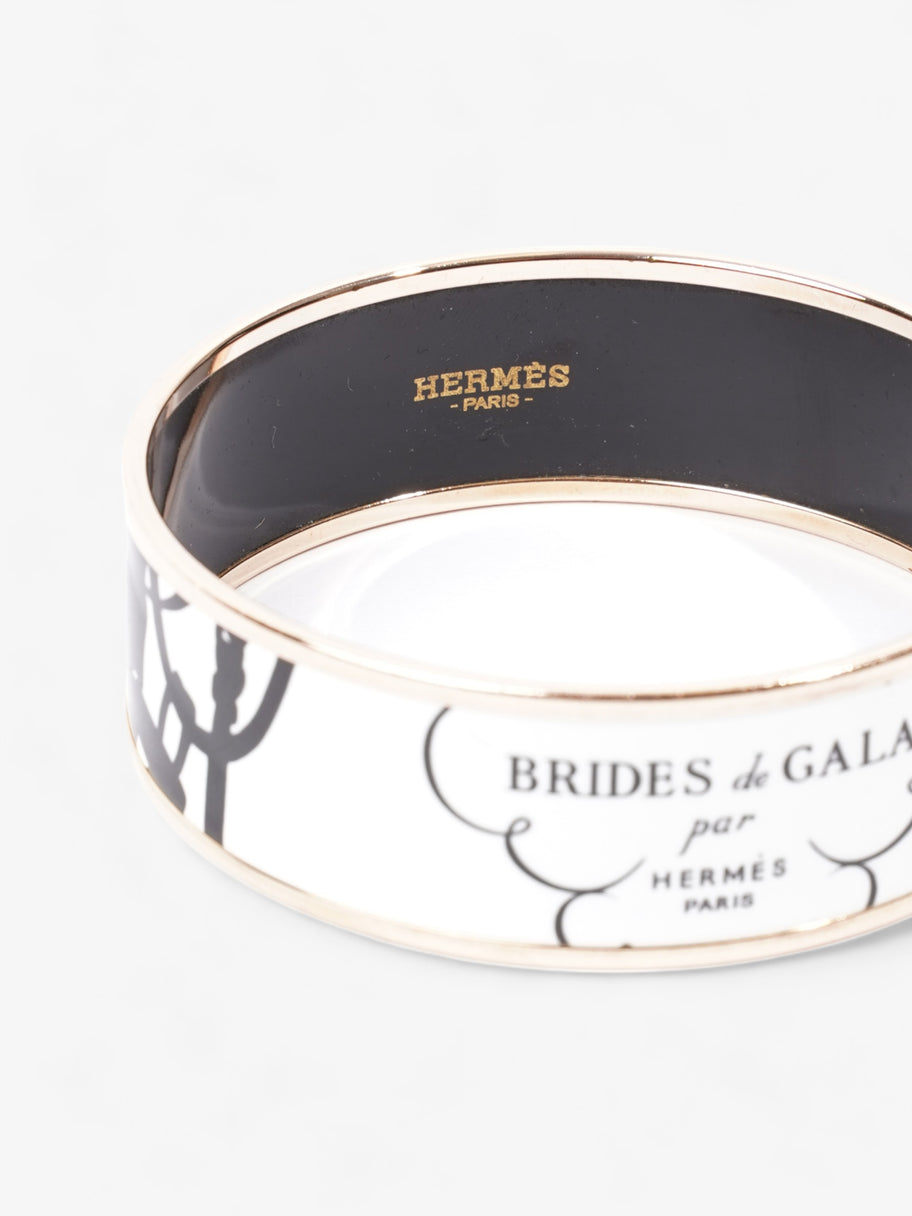 Hermes Brides De Gala  Black / White Enamel 19 Image 3