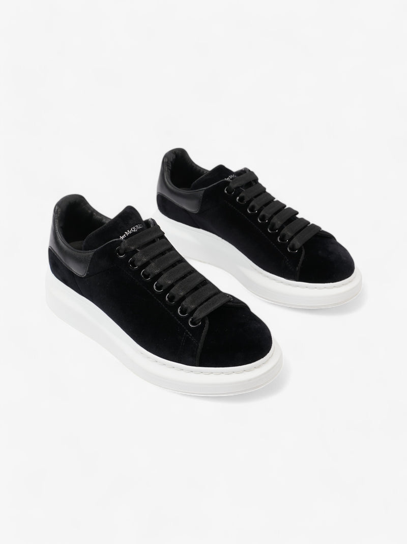  Alexander McQueen Oversized Sneaker Black Velvet EU 37 UK 4