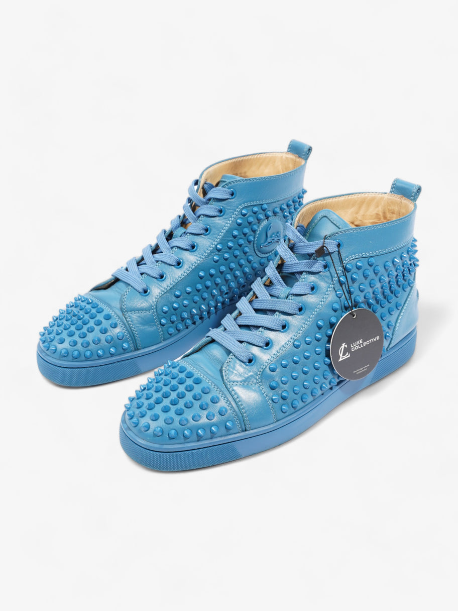 Louis Junior Spikes High-tops Blue Leather EU 44 UK 10 Image 10