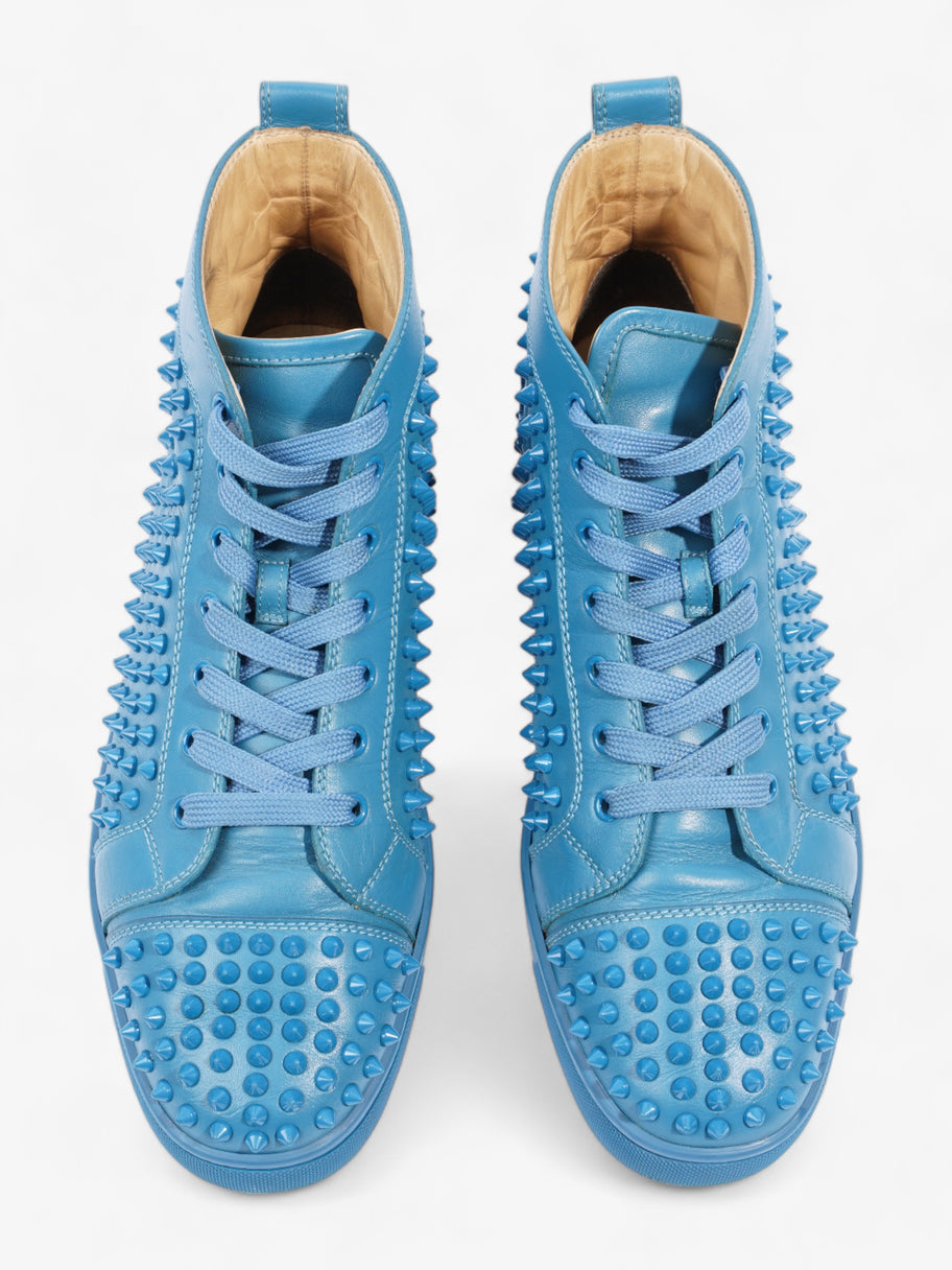 Louis Junior Spikes High-tops Blue Leather EU 44 UK 10 Image 8