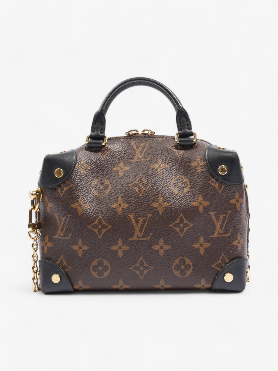 Louis Vuitton Petite Malle Monogram / Black Coated Canvas Image 4