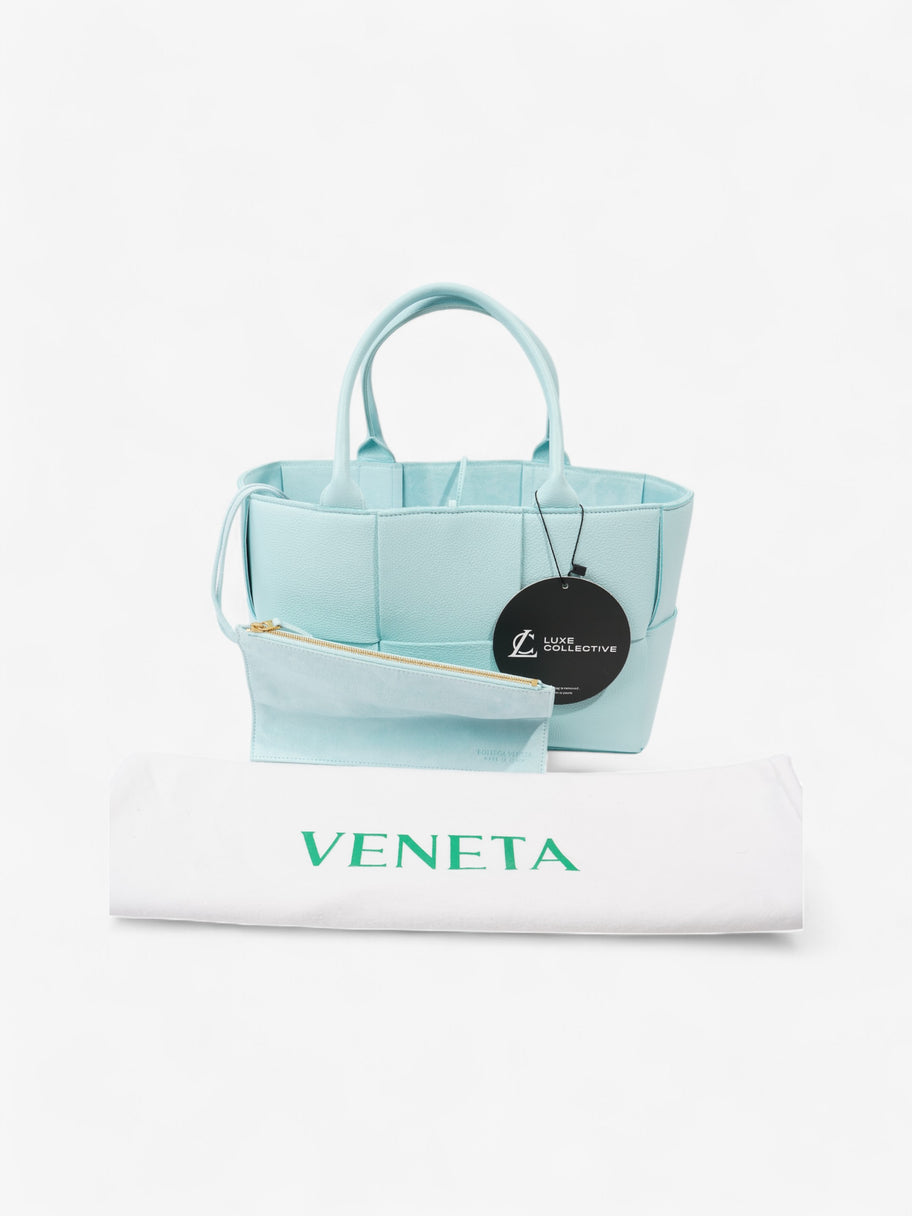 Bottega Veneta Arco Tote Baby Blue Intrecciato Leather Small Image 11