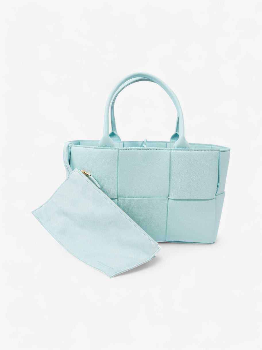 Bottega Veneta Arco Tote Baby Blue Intrecciato Leather Small Image 3