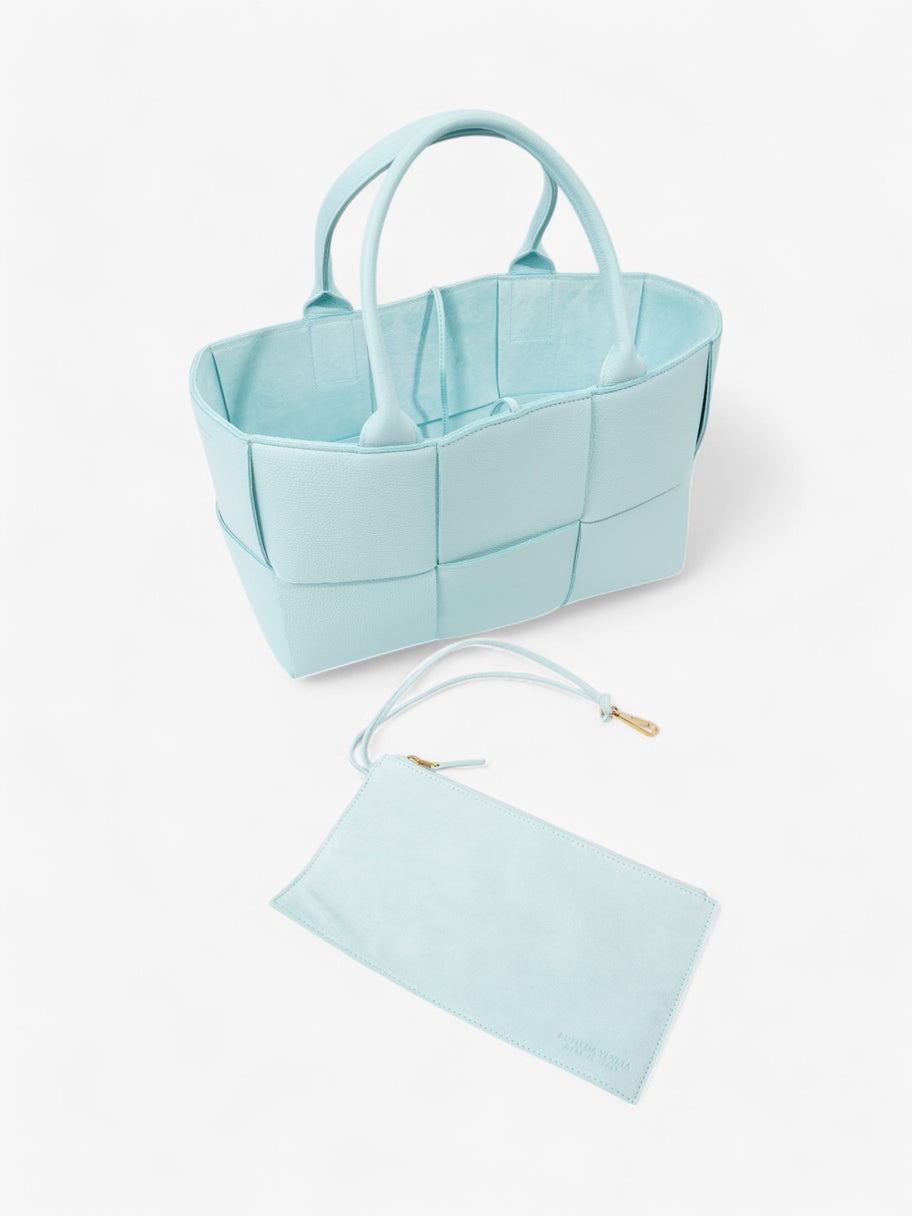 Bottega Veneta Arco Tote Baby Blue Intrecciato Leather Small Image 8