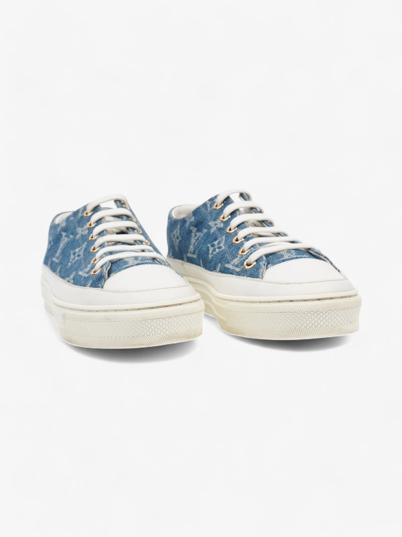  Louis Vuitton Stellar Low Top Sneakers Denim Monogram / White Denim EU 36 UK 3