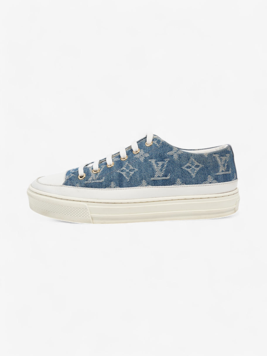 Louis Vuitton Stellar Low Top Sneakers Denim Monogram / White Denim EU 36 UK 3 Image 5