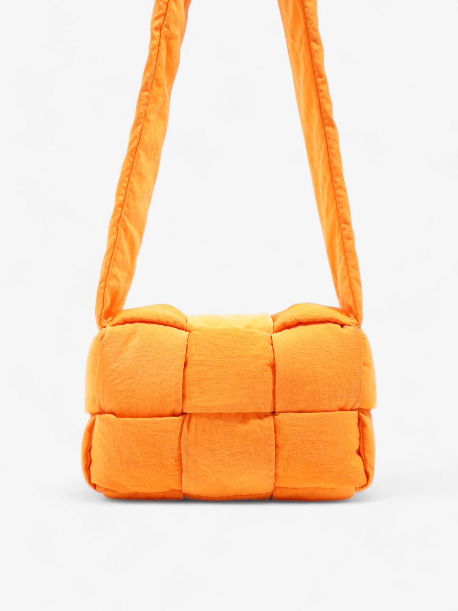 Bottega Veneta Padded Casette Tangerine Nylon Mini Image 4