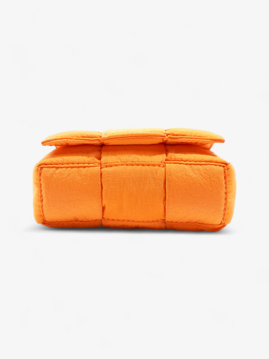 Bottega Veneta Padded Casette Tangerine Nylon Mini Image 6