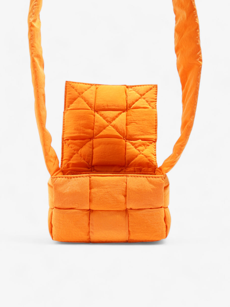 Bottega Veneta Padded Casette Tangerine Nylon Mini Image 7