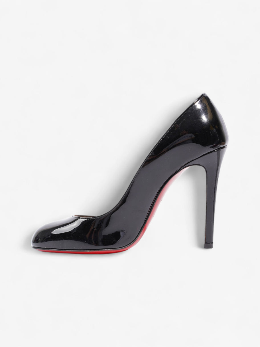 Louboutin black patent leather heels hotsell