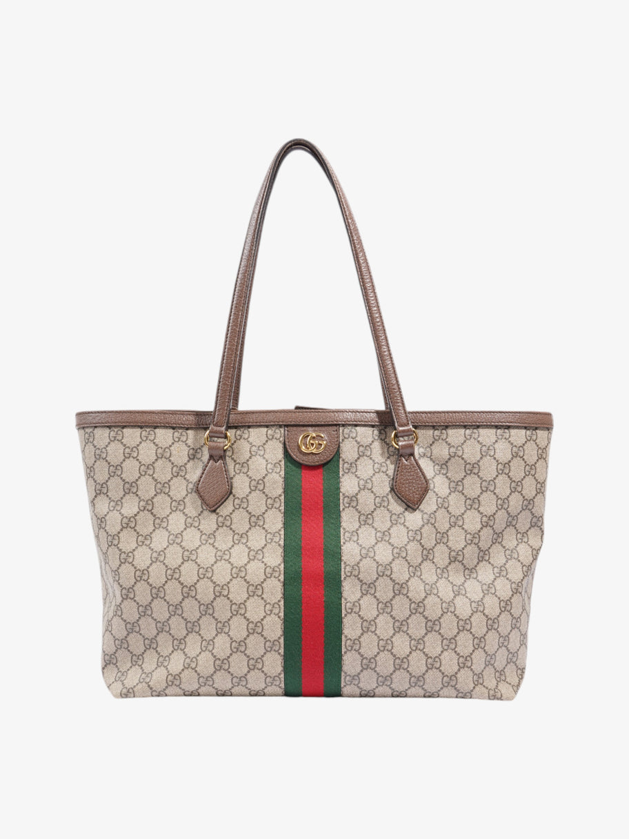 Gucci Ophidia Tote Supreme / Green / Red Coated Canvas Medium Image 1