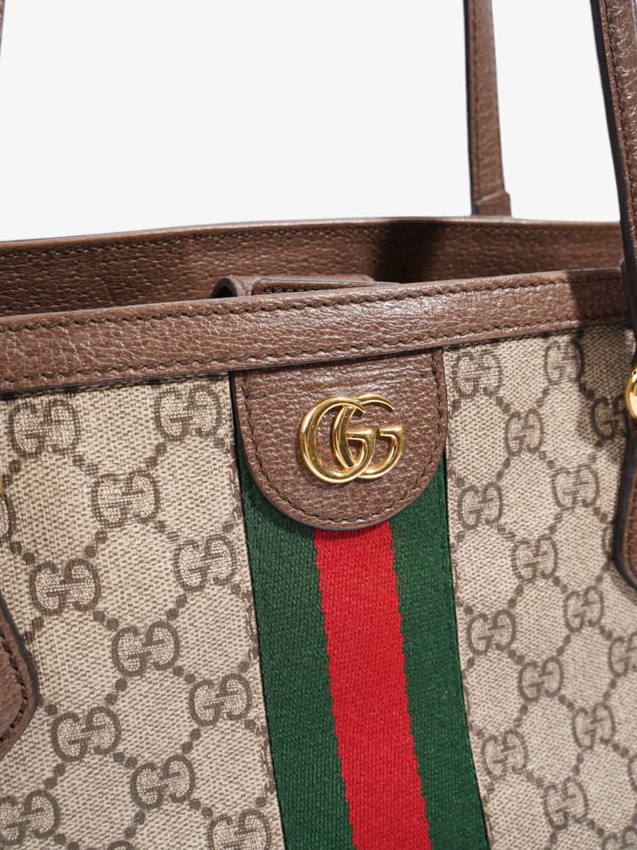 Gucci Ophidia Tote Supreme / Green / Red Coated Canvas Medium Image 8