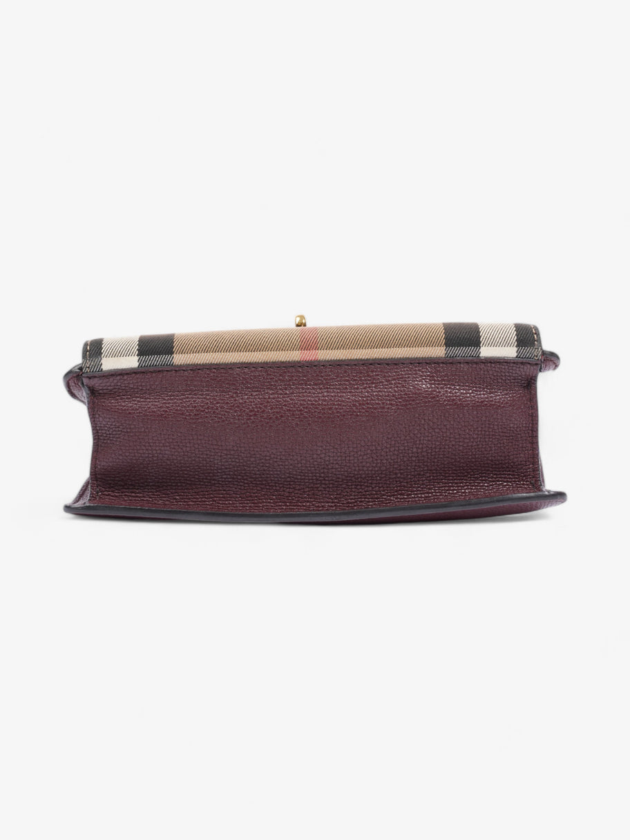 Burberry Macken Burgundy / House Check Canvas Image 6