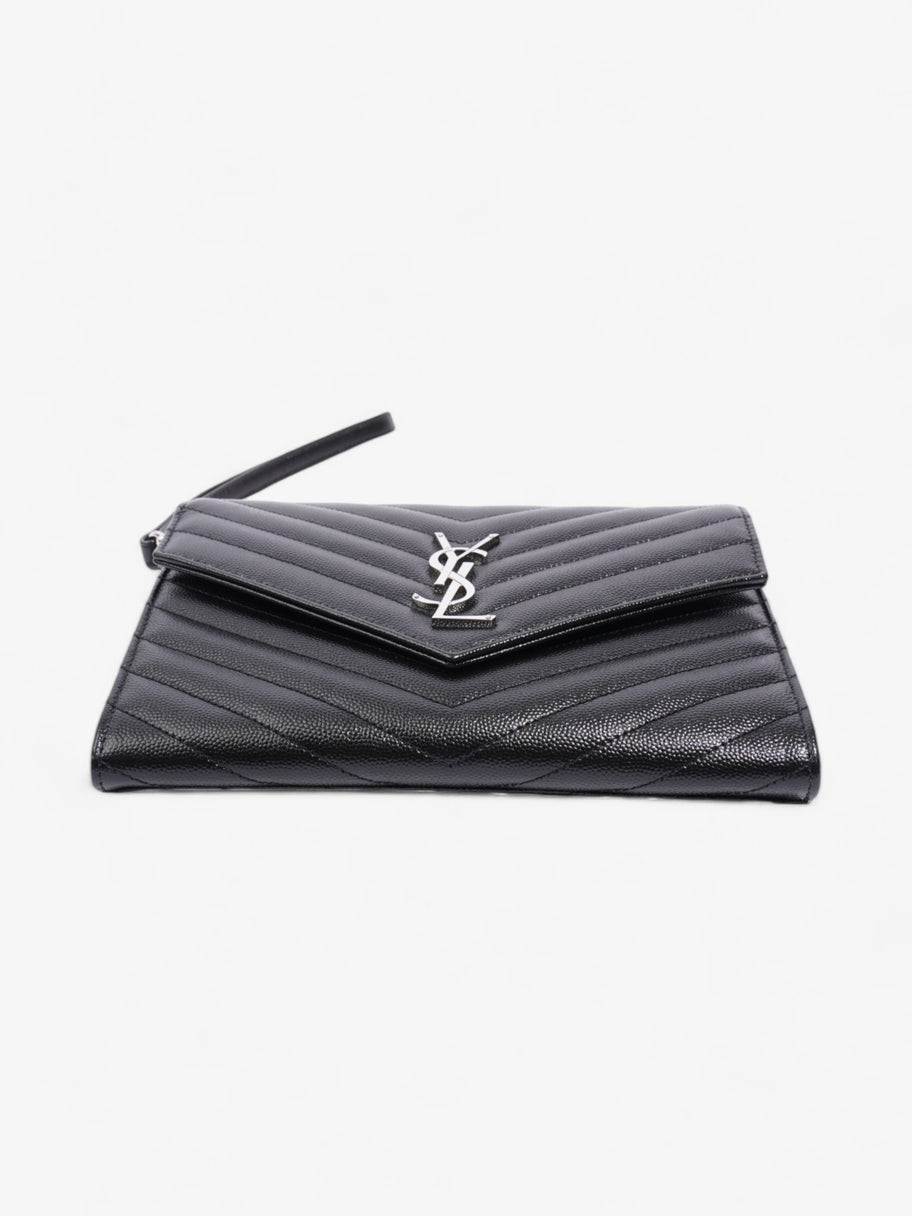 Saint Laurent Cassandre Clutch Black Matelasse Leather Image 6